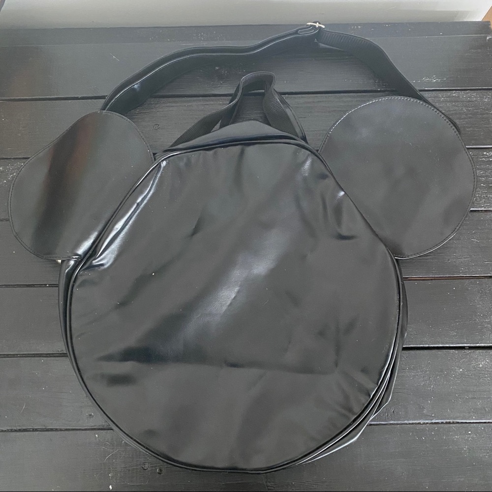Faux Leather Mickey Mouse Head Bag